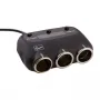 Разклонител с 3 гнезда за запалка и 2 USB порта - 1982, снимка 1