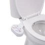 vidaXL Приставка биде за тоалетна единична дюза за гореща/студена вода(SKU:145291（SKU:145291