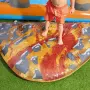 Голям детски надуваем аквапарк Bestway Lava Lagoon - Пързалка, фонтан, и улеи за топки 265x265 см., снимка 6