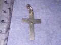 КРАСИВО КАТОЛИЧЕСКО СРЕБЪРНО РАЗПЯТИЕ КРЪСТ БИЖУТЕРСКА ИЗРАБОТКА 38431, снимка 9