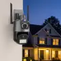Двойна Smart WiFi безжична IP 6MPX камера 15108 + Подарък Карта памет HIKSEMI NEO 64GB 24369, снимка 1