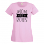 Дамска тениска Mom Of Boys 2,Празник на Майката,Подарък,Изненада,Рожден Ден, снимка 1 - Тениски - 36297094