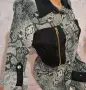 Дамска Риза сив принт, снимка 4