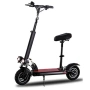 Супер бързият електрически сгъваем скутер в черно с червено, снимка 6