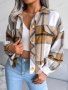 Модно дамско преходно карирано яке, 5цвята - 023 , снимка 9