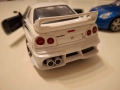 Nissan Skyline R34 GT-R , 1/24 Burago и Nissan 370 Z, 1/24  Maisto, снимка 9