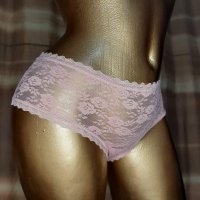 М Розова дантелена бикина, снимка 3 - Бельо - 35919414