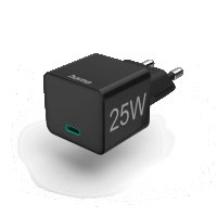 HAMA Зарядно PD 220V (PD) / Qualcomm®, USB-C, 25W, HAMA-201651, снимка 9 - Оригинални зарядни - 41190412