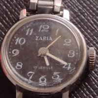 Стар дамски часовник ZARIA 17 JEWELS USSR рядък за КОЛЕКЦИЯ 31924, снимка 5 - Антикварни и старинни предмети - 40884857
