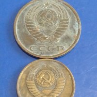 Лот монети 6 броя копейки СССР различни години и номинали 39305, снимка 3 - Нумизматика и бонистика - 44159713