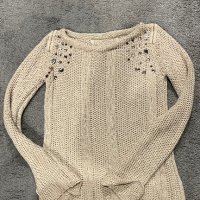 Пуловер с камъни, снимка 2 - Блузи с дълъг ръкав и пуловери - 40345553