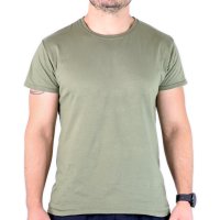 Военна Тениска T-Shirt цвят Olive, снимка 2 - Тениски - 41856402