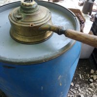 Стара газова лампа , снимка 1 - Антикварни и старинни предмети - 41496076