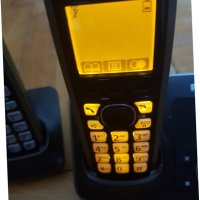 Panasonic безжичен DECT телефон, 2 слушалки, секретар, снимка 3 - Стационарни телефони и факсове - 38055110