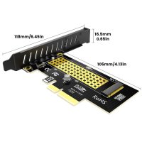 Адаптерна платка M.2 (M2) SSD NVME към PCI-E 4.0/3.0, снимка 7 - Кабели и адаптери - 41956904