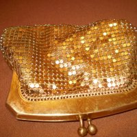 Винтидж елегантно портмоне месинг жълт метал , снимка 5 - Антикварни и старинни предмети - 39409415