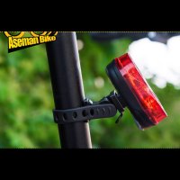 Задна LED светлина за велосипед 2K, XC-179R, 2x0.5W, USB, червена, снимка 7 - Аксесоари за велосипеди - 41349730