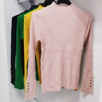 Цветни блузки 💛💚💗🖤, снимка 2 - Блузи с дълъг ръкав и пуловери - 39066615