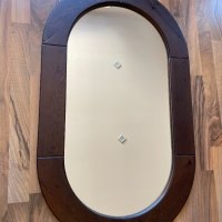 Старо дървено огледало - 100/60см, снимка 1 - Антикварни и старинни предмети - 35871611