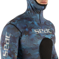 SEAC Blue Moon, неопренов костюм за гмуркане, две части, размер L, снимка 3 - Водни спортове - 44657480
