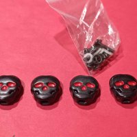 Skull Head Buttons  за ключове за китара, снимка 1 - Китари - 44199128