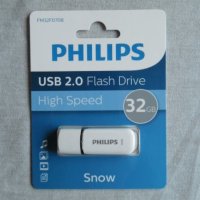 USB 2.0 Flash Drive/ Флашка Philips 32 GB., снимка 1 - USB Flash памети - 41485352