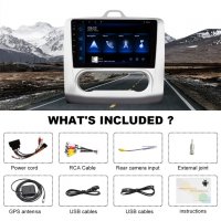 Мултимедия, Двоен дин, Навигация, за Ford Focus 2, Форд Фокус, плеър, 9“ екран, Android, 2 дин, снимка 2 - Аксесоари и консумативи - 40198823