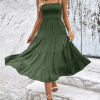 Дамска едноцветна секси рокля без гръб, 2цвята - 023, снимка 3 - Рокли - 40866986