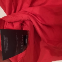 Нова червена блуза S размер с деколте 3/4 ръкав, снимка 3 - Блузи с дълъг ръкав и пуловери - 36036142