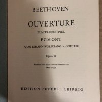 Beethoven Egmont Ouverture Opus 84 Edition Peters 608 , снимка 2 - Специализирана литература - 34542500