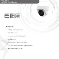 4в1 HD-TVI/HD-AHD/HD-CVI/CVBS HikVision HWT-T110-P 1MP Водоустойчива Камера EXIR IR20М Нощно Вижданe, снимка 2 - HD камери - 41502271