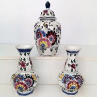 	 Сет вази "Delft polychrome", снимка 1 - Вази - 33774320