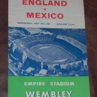 Англия - Швеция, Италия 1959 г., Югославия 1960 г., Мексико 1961 г. оригинални футболни програми, снимка 4 - Фен артикули - 20543985