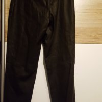 Кожен панталон ZARA S нов с етикет.с ципове на крачолите, снимка 5 - Панталони - 35791019
