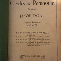 Gradus ad Parnassum für Violine von Jakob Dont, Les Vingt - quatre Matinées exercices pour Violon, N, снимка 2 - Специализирана литература - 36251076