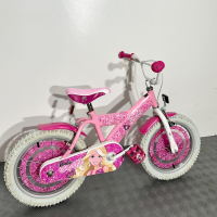 Като ново! Детско колело за момиче Barbie 16  цола / велосипед / , снимка 4 - Детски велосипеди, триколки и коли - 44633676