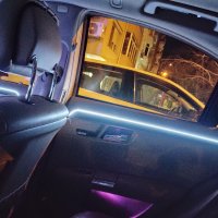 Монтаж на амбиентно осветление за автомобили. Car ambient light , снимка 7 - Аксесоари и консумативи - 40441222