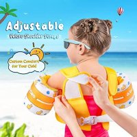 Нова Детска жилетка за плуване с наметало и регулируеми презрамки, снимка 4 - Други - 41427853