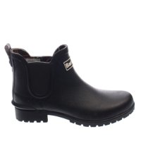 Barbour Rain Boot - черни дамски боти полиуретан, снимка 3 - Дамски боти - 42426234