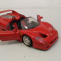 Метална количка Ferrari F50 Burago 1:18, снимка 5 - Колекции - 34365626