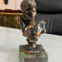 Гръцка скулптура / фигура / бюст от бронз на Хермес. №3889, снимка 1 - Колекции - 40564967