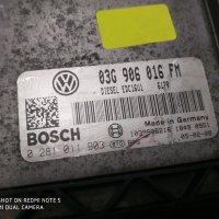 03G 906 016 FM за VW GOLF V 1K1 2.0 TDI , 0281 011 903 , 03G906016FM, EDC16U1 , 0281011903 компютър , снимка 3 - Части - 41936107