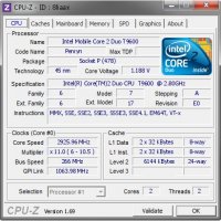 ЧИСТО НОВ Процесор Intel Core 2 Duo T9600 2х 2.80Ghz 6M Socket P slg9f, снимка 5 - Части за лаптопи - 39923017