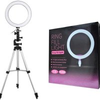 Лед Ring лампа огиринална 18 инча Digital One SP00786, 46см със стойка трипод до 210см , вградено ди, снимка 1 - Лед осветление - 41067040