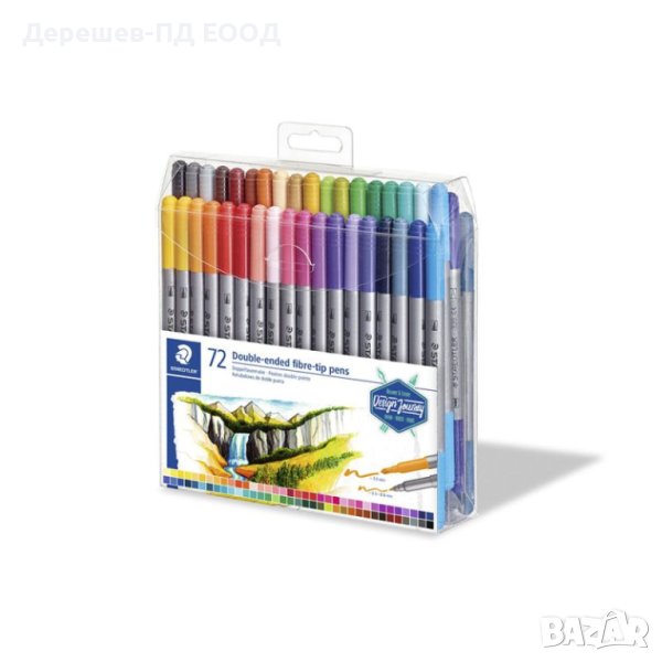 Двувърхи флумастери Staedtler, 36 цвята, снимка 1