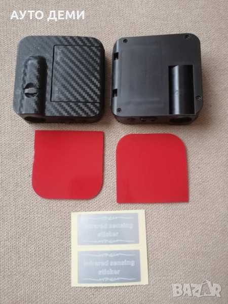 Качествени карбонови плафони лампи светещи с емблема на Фолксваген за врата на кола автомобил джип в, снимка 1