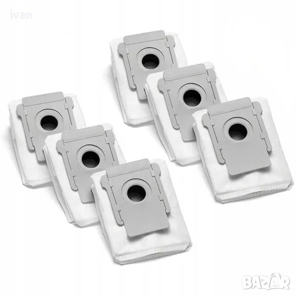 Комплект 6 x торби за прах за прахосмукачка iRobot Roomba i7 +/i7 Plus E5 E6 E7 S9, снимка 1