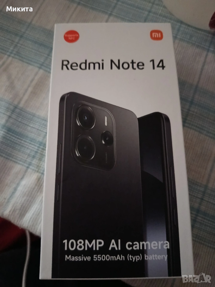 Ще продам Redmi Note 14(256/8) в идеално състояние, с гаранция и кутия, снимка 1