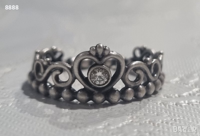 Оригинален сребърен пръстен Pandora , снимка 1