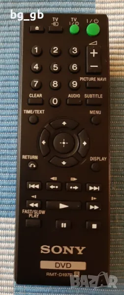 SONY DVD RMT-D197P оригинално дистанционно, снимка 1